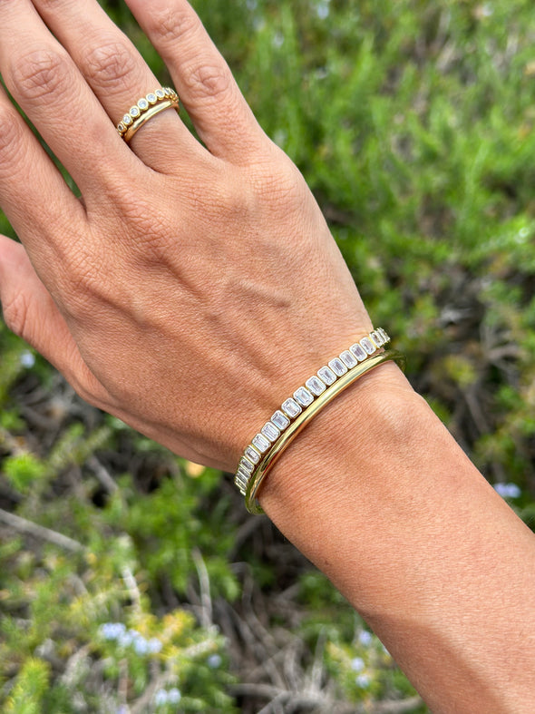 Liberty Tennis Bracelet, Yellow Gold