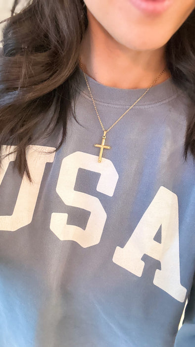 Golden Cross Necklace