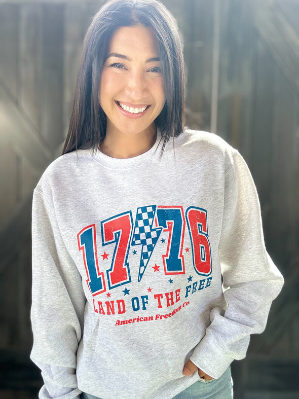 1776 Land of the Free Sweatshirt