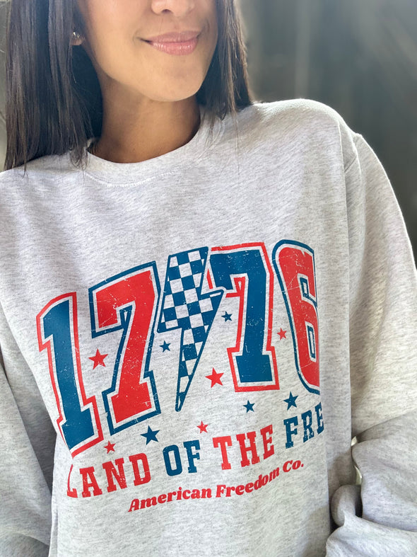 1776 Land of the Free Sweatshirt