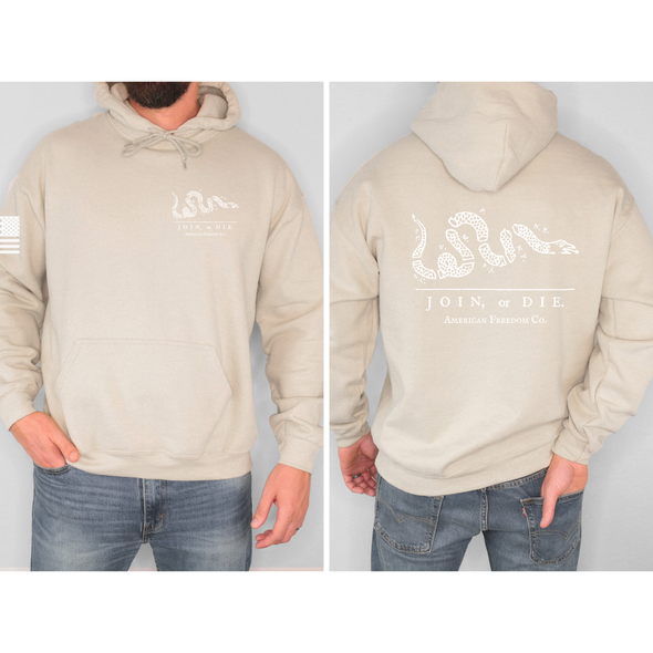 Join or Die Hoodie (Pre Order, Made to Order 2 Weeks)