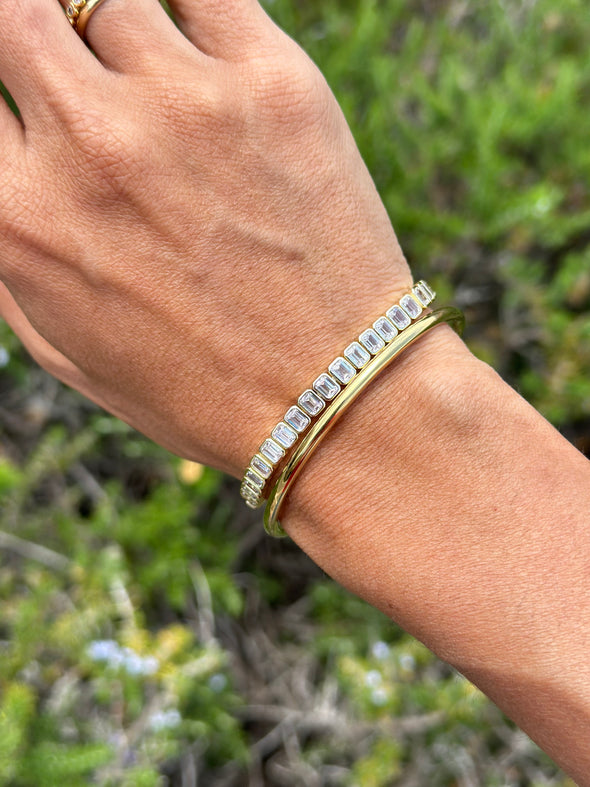 Liberty Tennis Bracelet, Yellow Gold