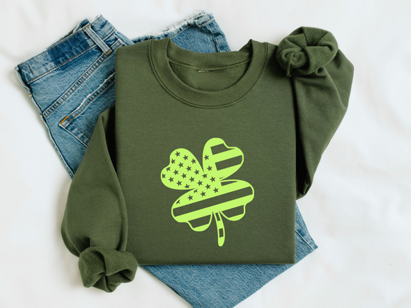 Special Edition Pre Order! American Flag Clover Sweatshirt