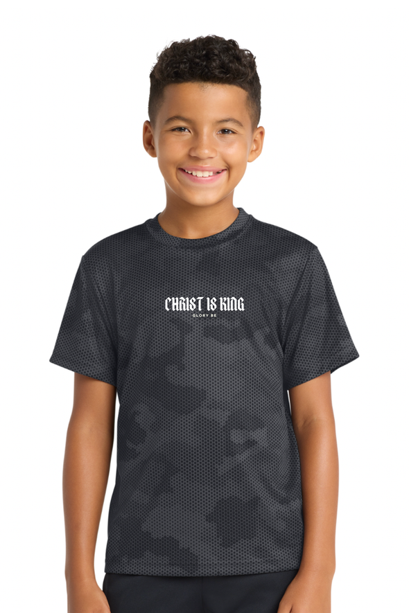 Youth Christ is King Performance Tee   *Made to Order*