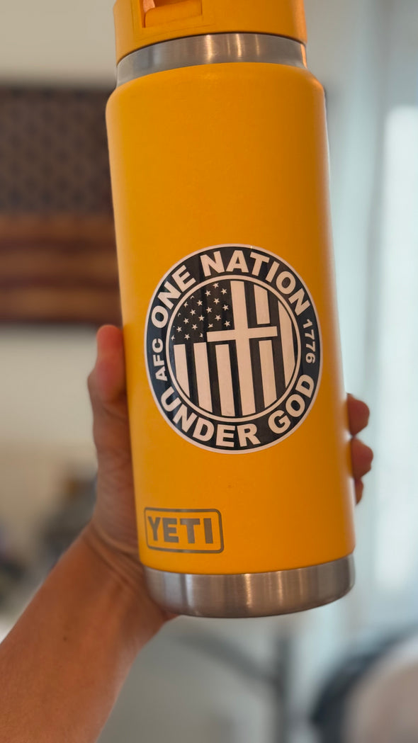 One Nation Under God Sticker