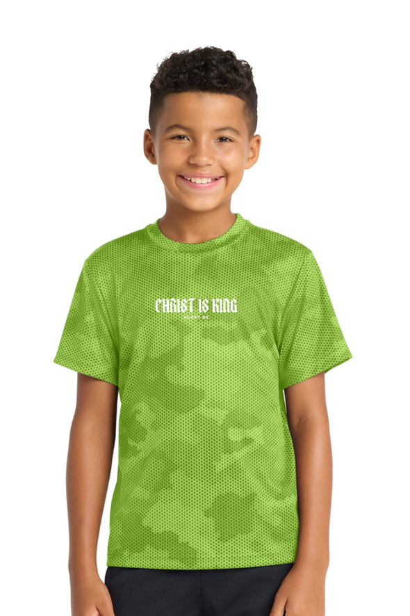 Youth Christ is King Performance Tee   *Made to Order*