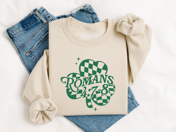 Special Edition Pre Order! Romans 4 Clover Sweatshirt