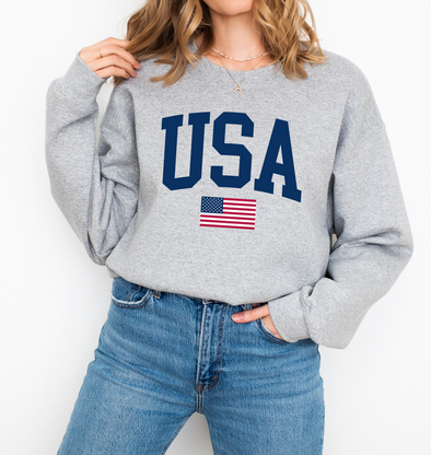 USA Flag Sweatshirt