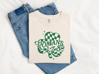 Special Edition Pre Order! Romans 4 Clover Tee Shirt