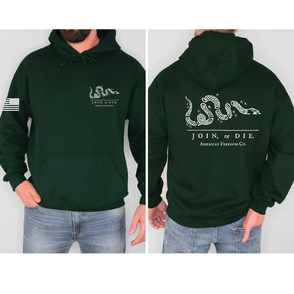 Join or Die Hoodie (Pre Order, Made to Order 2 Weeks)