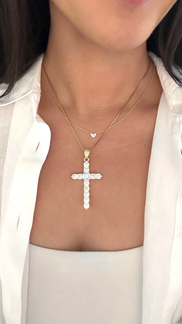 Cathedral Cross Necklace