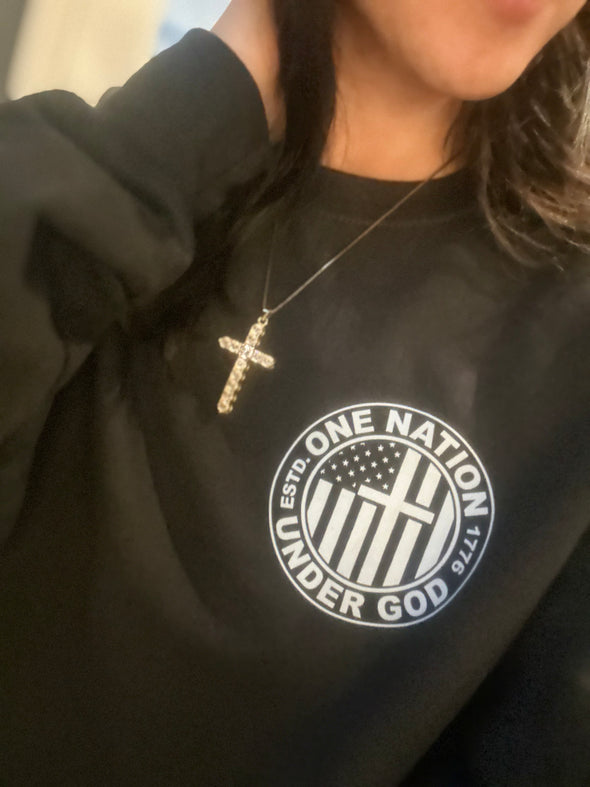 One Nation Under God Crewneck Sweatshirt