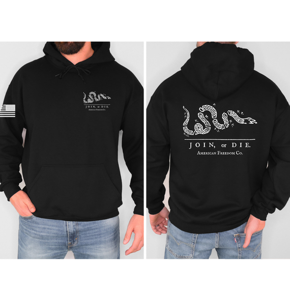 Join or Die Hoodie (Pre Order, Made to Order 2 Weeks)
