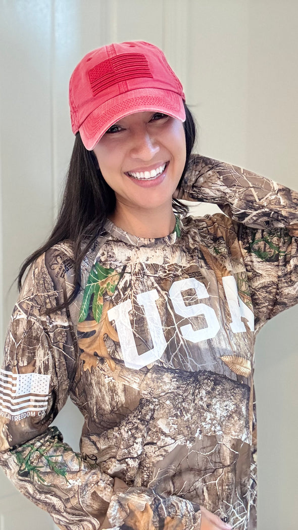 USA Realtree Edge Camo x Russell Athletic Performance Longsleeve