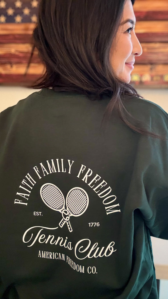 Faith Family Freedom Tennis Club *Made to Order*