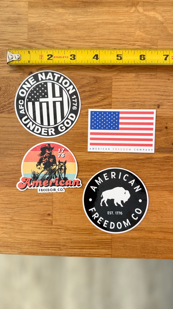 One Nation Under God Sticker