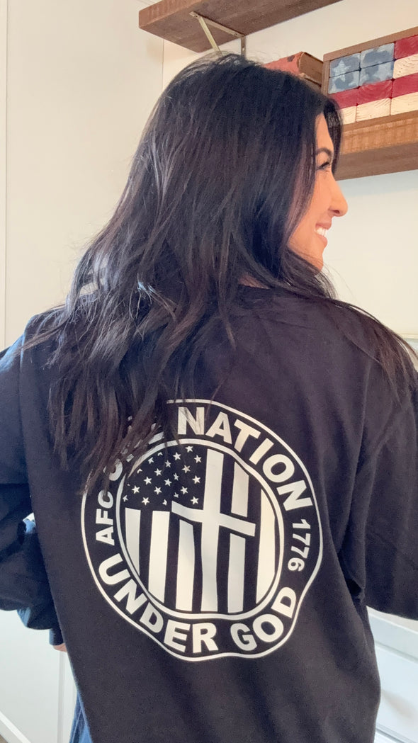 One Nation Under God Long Sleeve Shirt