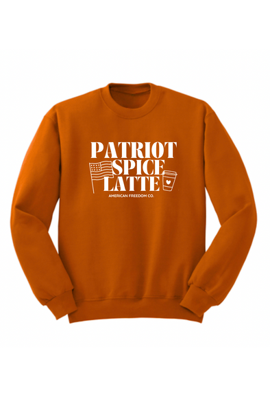 Patriot Spice Latte Crewneck *Made to Order: Delivery in 2 Weeks*