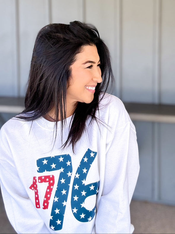 Darling 1776 Sweatshirt (White)