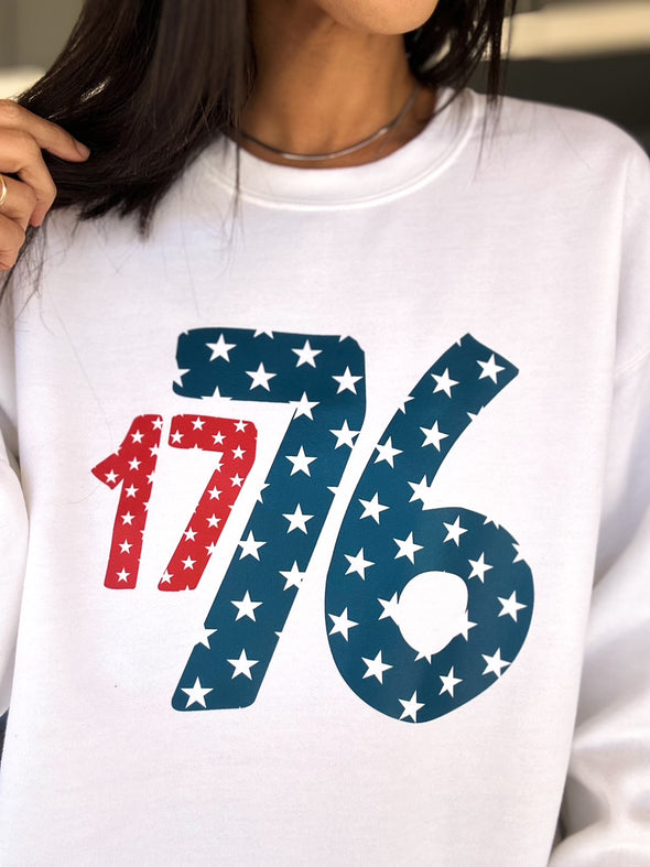 Darling 1776 Sweatshirt (White)