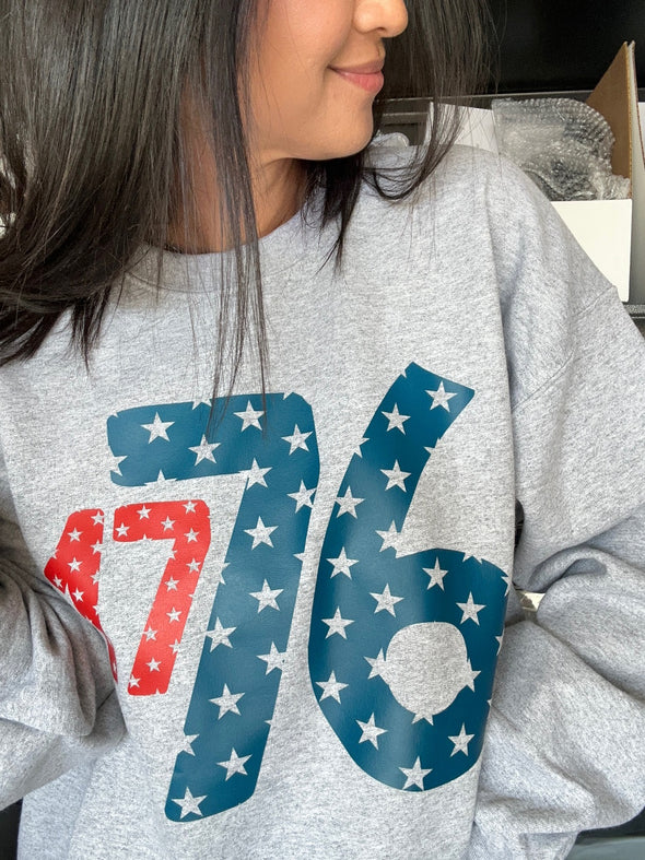 Darling 1776 Sweatshirt (Sport Grey)