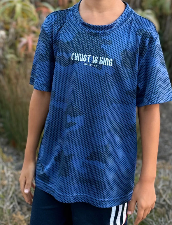 Youth Christ is King Performance Tee   *Made to Order*