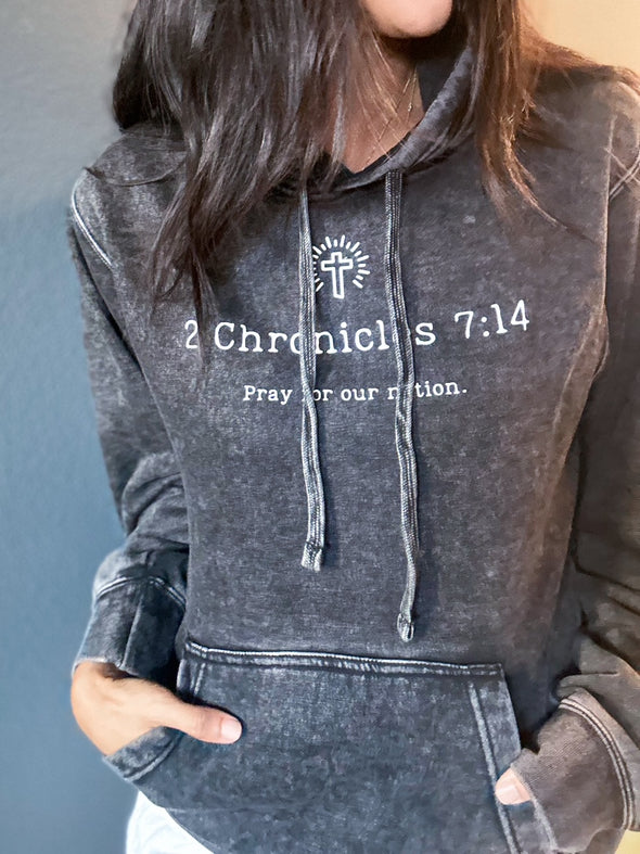 2 Chronicles 7:14 "Pray for our nation." Hoodie