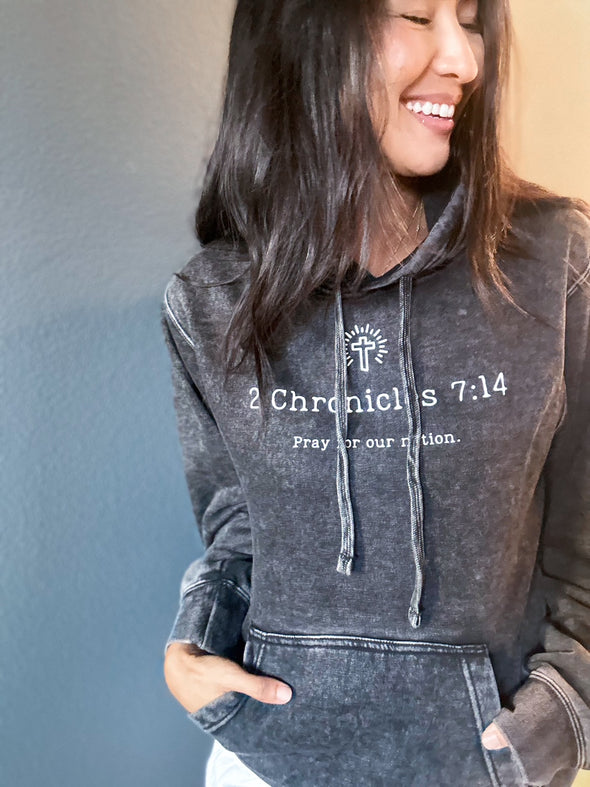 2 Chronicles 7:14 "Pray for our nation." Hoodie