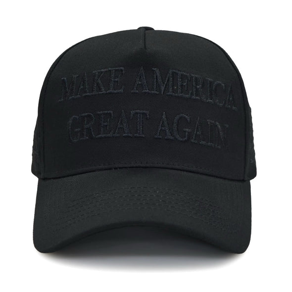 STEALTH Black on Black Make America Great Again Hat