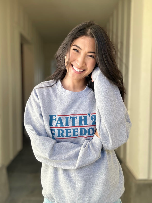 2024 Campaign Crewneck Sweatshirt (Grey)