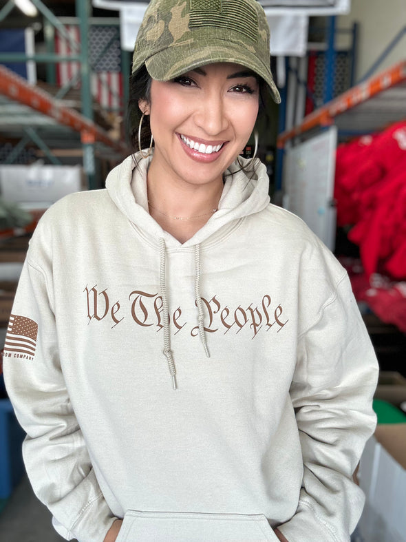 *PRE ORDER* We The People Hoodie (Sand)